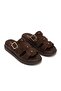 (Shanzeli) Open Toe Casual Women's Slippers Brown