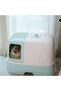 Claws Cat Litter Box 57.6*52.8*38Cm-Blue - 4