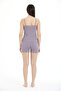 Women's 95% Viscose Polka Dot Patterned Shorts Set - 7