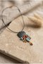 Handmade Patina Metal and Beaded Detailed Special Design Necklace - 2