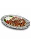 30 cm Wavy Edged Oval Chrome Steel Alexander and Serving Plate – Authentic Embossed - 6