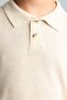 Regular Fit Linen Beige Polo T-Shirt for Boys I1061A826Au - 4