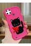 Realme C21Y Compatible Case Camera Protector Red Silicone Couple Phone Case Cat Pattern