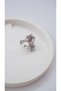 Zircon Stone Detail Cartilage Earrings - 2