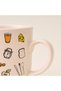Kitchen Breakfast Kupa - Renkli - 200 ml - 3