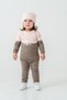 Children's Teddy Bear Detailed Sweater Pants Beanie Knitwear Winter Set 22113