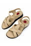 Inside and Outside Genuine Leather Fully Orthopedic Soft Comfortable Everyday Sandals - 2