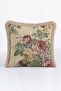 Vintage Rose Stylish Fringed Pillowcase - Nostalgic Country Cream Mink Tassel Throw Pillow Cover - 3