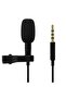 Microphone Portable Clip-on Wired Mic Noise Reduction 360° ,Lapel Mic 3.5mm For Live Streaming Sound Recording