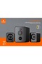 نظام سماعات ألعاب بلوتوث USB مع إضاءة RGB (U-3000BT) - سماعة صوت متعددة الوسائط 2.1 قناة باللون الأسود