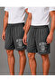 Dc Athletic Dept. 2-Pack Men's Printed Oversize Sports Shorts with Side Pockets Economic Package Summer Comfortable Casual Shorts/Bermuda