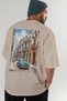 Havana Cuba Beige Oversize Country City Back Printed Unisex T-Shirt 100% Cotton Premium - 7