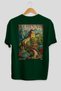 Great Wall of China Green Oversize Country City Back Printed Unisex T-Shirt 100% Cotton Premium