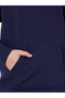 Teen Unisex Navy Blue Regular Fit Cotton Hoodie - 8
