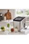 Countertop Bullet Ice Maker Machine | 1.8L Tank, 6-8 Min Fast Ice, Stainless Steel - 3