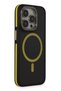 Joko iPhone 14 Pro Max Compatible Case Rocky Magsafe Cover - Black-Yellow - 2