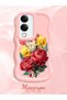 Vivo Y29S Compatible Case Camera Protector Pink Silicone Couple Phone Case Floral Pattern - 2