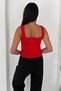 Noir Luxe Women's Metal Accessory Detailed Corset Crop Blouse - 5