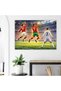 50x70 cm Cristiano Ronaldo CR7 Gallery Wrapped Canvas | SIUUU Football Wall Art | Man Utd Portugal Real Madrid Soccer Poster | Bedroom Office Decor Gift - 3