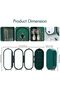 Folding Mirrored Jewelry Organizer Storage Hanger Box Mirror for Earrings Necklaces Bracelets - 5