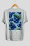 Blueberry 2 Oversize Back Printed White T-Shirt Unisex 100% Cotton Premium Design Streetwear