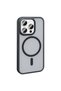 iPhone 15 Pro Case Magsafe Supported Camera Raised Silicone Matte Anti-Fingerprint Gzst - 2