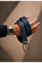 Navy Blue Men's Leather Belt - 100% Genuine Leather Belt - Pc-Bsc.Flot Leather Belt