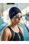 Three-Striped Crossed Sea Pool Swimmer Sports Cap - Ready-To-Wear Turban Hijab Swimsuit Outer Cap - 2