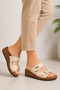 Mtx 1855 Oxford Velcro Buckle Daily Women's Comfortable Slippers - 3