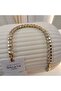 Gold Color with Rows of Zircon Stones - 3