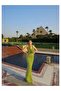 Halter Neck Organza Floral Dress E.H Collection - 5