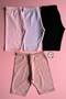 Nutelis |   4-Piece Girls' Cotton Short Leggings Soft Flexible Breathable for Daily Use - 2