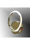 Tt305-1-Fsr (White Light Led) French Yellow Coated Single Round Led Sconce