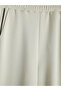 Beige Elastic Waist Women's Sports Sweatpants - 6