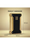 New Cigar Lighter Torch Gas Refillable Windproof Lighter Jet Flame Black - 5