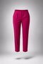Pink Woven Fabric Women's Fabric Trousers Without Elastic Buttons Zipper Invisible Daily and Classic Cut Size 42 - 3