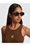 Brown Slim Fit Knitted Blouse 50324133-Vr029 - 2