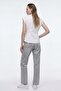 High Waist Loose Fit Stone Embellished Jean Trousers - 3