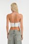 Women's Underwire and Adhesive Stone Detailed Design Corset - 3