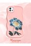 Realme C11 2021 Compatible Case Camera Protector Pink Silicone Couple Phone Case Floral Pattern - 2