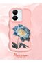 Vivo Y36 4g Compatible Case Camera Protector Pink Silicone Couple Phone Case Floral Pattern - 2