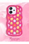 Oppo Reno 14F Compatible Case Camera Protector Red Silicone Couple Phone Case Floral Pattern - 2