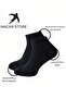 Men's Socks Gift Set of 2 Cotton Lycra 1 Black Boxer and 1 White Undershirt Set - 4