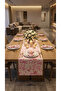 100% Cotton Special Patterned Rectangular Runner 40X150 - 3