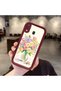 Samsung Galaxy A30 Compatible Case Camera Protector Burgundy Silicone Couple Phone Case Floral Pattern