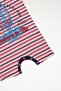 Oeko-Tex Certified 100% Cotton Striped Sailboat Printed Short Sleeve Baby Boy Romper - 4