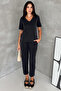 Urban Ease Women's V-Neck Relaxed Fit Two-Piece Set - 2