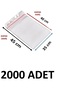 2000 Pieces 35 X 40+5 cm Adhesive Transparent Glossy Opp Bags Dowry Bags