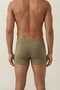 10 Pieces of Army Green Men's Boxers – Cotton Lycra, Comfortable Underwear - 6