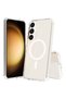 Galaxy S23 Fe Case Thick Silicone Magsafe Camera Raised Transparent Brsa - 3
